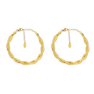 Golden Twist Bracelet