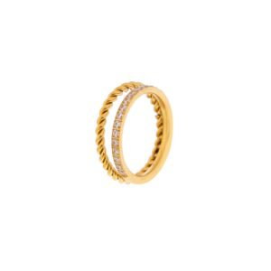 Twisted Stack Ring