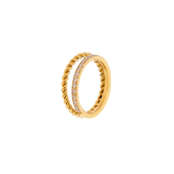 Twisted Stack Ring