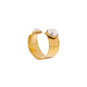 Twinning Pearl Ring